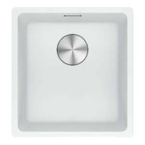Franke Maris Granite Single Bowl, 370mm, Flushmount, Polar White by Franke, a Kitchen Sinks for sale on Style Sourcebook
