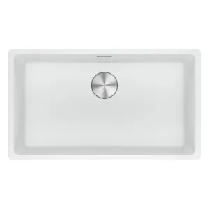 Franke Maris Granite Single Bowl 720mm Flushmount Polar White by Franke, a Kitchen Sinks for sale on Style Sourcebook