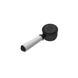 Ikon Clasico Ceramic Handle for Wall Mixer Matte Black by Ikon, a Bathroom Taps & Mixers for sale on Style Sourcebook