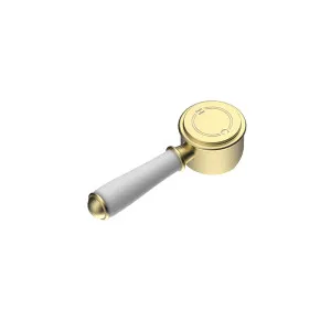 Ikon Clasico Ceramic Handle for Wall Mixer Brushed Gold by Ikon, a Bathroom Taps & Mixers for sale on Style Sourcebook