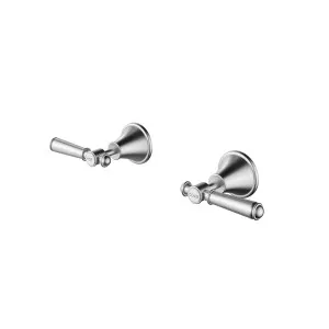 Ikon Clasico Wall Top Assemblies Brushed Nickel by Ikon, a Bathroom Taps & Mixers for sale on Style Sourcebook