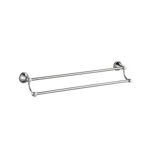 Ikon Clasico Double Towel Rail 600mm Chrome by Ikon, a Towel Rails for sale on Style Sourcebook