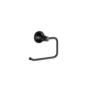 Ikon Clasico Toilet Roll Holder Matte Black by Ikon, a Toilets & Bidets for sale on Style Sourcebook