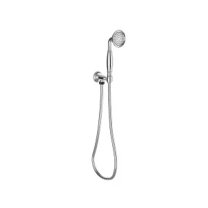 Ikon Clasico Hand Shower On Wall Outlet Bracket Chrome by Ikon, a Bathroom Taps & Mixers for sale on Style Sourcebook