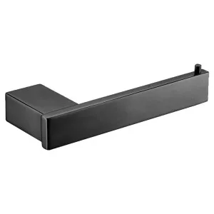Ikon Piatto Toilet Roll Holder Black by Ikon, a Toilets & Bidets for sale on Style Sourcebook