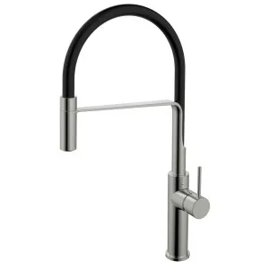 Ikon Hali Multifunction Sink Mixer Brushed Nickel by Ikon, a Kitchen Taps & Mixers for sale on Style Sourcebook
