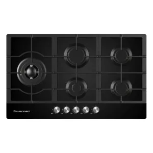 Kleenmaid Gas Cooktop Black 90cm by Kleenmaid, a Cooktops for sale on Style Sourcebook