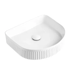 Otti Archie Fluted Basin Gloss White 415mm by Otti, a Basins for sale on Style Sourcebook