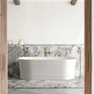 Otti Attica Freestanding Bath Bondi Matte White 1500mm by Otti, a Bathtubs for sale on Style Sourcebook