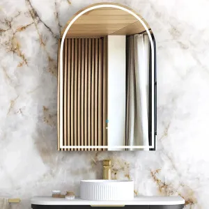 Otti LED Archie 900x600mm Black Oak Shaving Cabinet - Premium Edition by Otti, a Shaving Cabinets for sale on Style Sourcebook