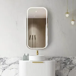 Otti LED Newport 900x450mm Natural Oak Shaving Cabinet - Premium Edition by Otti, a Shaving Cabinets for sale on Style Sourcebook