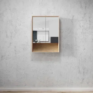 Otti Byron Shaving Cabinet 600x800x150mm Natural Oak by Otti, a Shaving Cabinets for sale on Style Sourcebook