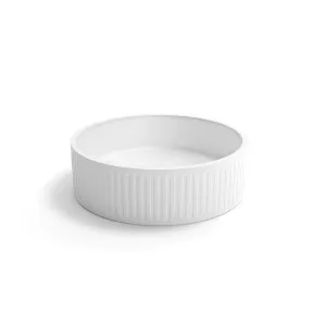 Otti Hudson Round Concrete Basin 400mm White by Otti, a Basins for sale on Style Sourcebook