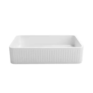 Otti Hudson Square Concrete Basin 520x320x120mm White by Otti, a Basins for sale on Style Sourcebook