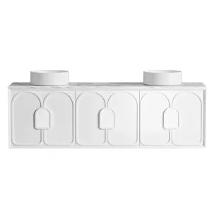 Otti Laguna 1800mm Satin White Wall Hung Vanity (Cabinet Only) by Otti, a Vanities for sale on Style Sourcebook