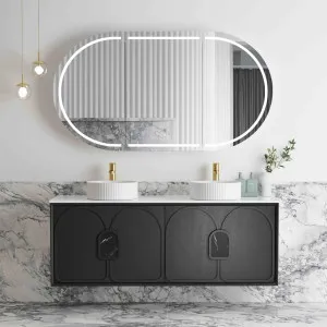 Otti Laguna Mark II 1500mm Black Oak Wall Hung Vanity (Cabinet Only) by Otti, a Vanities for sale on Style Sourcebook