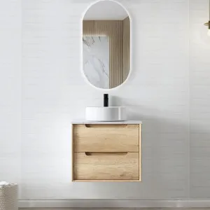 Otti Byron 600mm Natural Oak Wall Hung Vanity (Cabinet Only) by Otti, a Vanities for sale on Style Sourcebook
