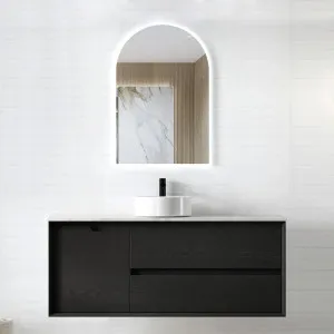 Otti Byron 1200mm Black Oak Wall Hung Vanity (Cabinet Only) by Otti, a Vanities for sale on Style Sourcebook