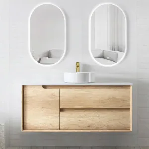 Otti Byron 1200mm Natural Oak Wall Hung Vanity (Cabinet Only) by Otti, a Vanities for sale on Style Sourcebook