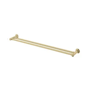 Phoenix Cromford Double Towel Rail 800mm Brushed Gold by PHOENIX, a Towel Rails for sale on Style Sourcebook