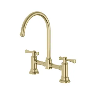 Phoenix Cromford Exposed Sink Set Brushed Gold by PHOENIX, a Kitchen Sinks for sale on Style Sourcebook