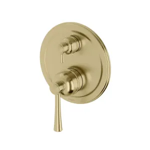 Phoenix Cromford Switchmix Shower / Bath Diverter Mixer Fit-Off Kit Brushed Gold by PHOENIX, a Bathroom Taps & Mixers for sale on Style Sourcebook