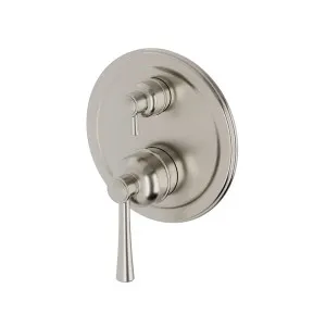 Phoenix Cromford Switchmix Shower / Bath Diverter Mixer Fit-Off Kit Brushed Nickel by PHOENIX, a Bathroom Taps & Mixers for sale on Style Sourcebook