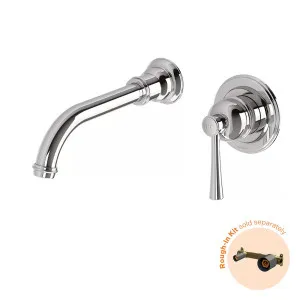 Phoenix Cromford SwitchMix Wall Basin Mixer Set 200mm (Fit-Off Kit Only), Chrome by PHOENIX, a Bathroom Taps & Mixers for sale on Style Sourcebook
