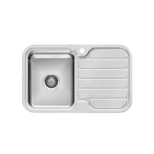 Phoenix 1000 Series Single Left Hand Bowl Sink With Drainer And Taphole by PHOENIX, a Bathroom Fixtures for sale on Style Sourcebook