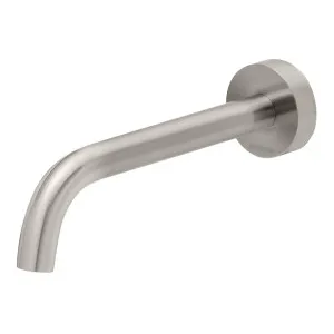 Phoenix Vivid Slimline Bath Outlet 180mm Curved Brushed Nickel by PHOENIX, a Bathroom Taps & Mixers for sale on Style Sourcebook