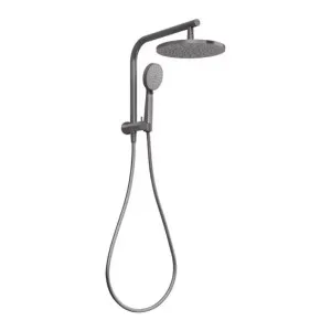 Phoenix Vivid Slimline Compact Twin Shower Brushed Carbon by PHOENIX, a Shower Heads & Mixers for sale on Style Sourcebook