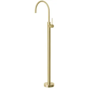 Phoenix Vivid Slimline Floor Mounted Bath Mixer Brushed Gold by PHOENIX, a Bathtubs for sale on Style Sourcebook