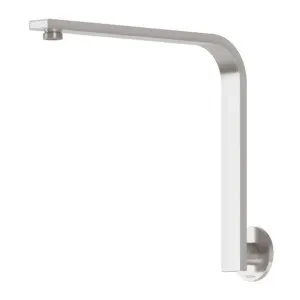 Phoenix Vivid Slimline High-Rise Shower Arm Round Plate Brushed Nickel by PHOENIX, a Shower Heads & Mixers for sale on Style Sourcebook
