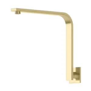 Phoenix Vivid Slimline High-Rise Shower Arm Square Plate Brushed Gold by PHOENIX, a Shower Heads & Mixers for sale on Style Sourcebook