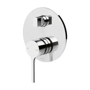 Phoenix Vivid Slimline Oval SwitchMix Shower / Bath Diverter Mixer Fit-Off Kit Chrome by PHOENIX, a Bathroom Taps & Mixers for sale on Style Sourcebook