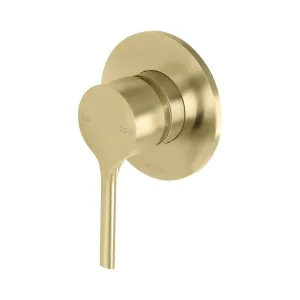 Phoenix Vivid Slimline Oval SwitchMix Shower / Wall Mixer Fit-Off Kit Brushed Gold by PHOENIX, a Bathroom Taps & Mixers for sale on Style Sourcebook