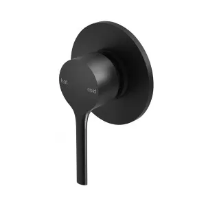 Phoenix Vivid Slimline Oval SwitchMix Shower / Wall Mixer Fit-Off Kit Matte Black by PHOENIX, a Bathroom Taps & Mixers for sale on Style Sourcebook