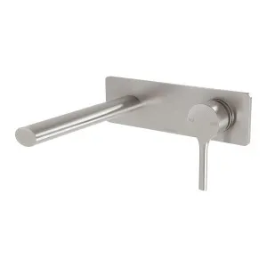 Phoenix Vivid Slimline Oval SwitchMix Wall Basin / Bath Mixer Set 175mm Fit-Off Kit Brushed Nickel by PHOENIX, a Bathroom Taps & Mixers for sale on Style Sourcebook