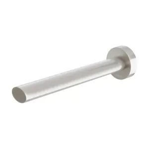 Phoenix Vivid Slimline Oval Wall Bath Outlet 180mm Brushed Nickel by PHOENIX, a Bathroom Taps & Mixers for sale on Style Sourcebook