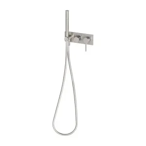 Phoenix Vivid Slimline Oval Wall Shower System Brushed Nickel by PHOENIX, a Shower Heads & Mixers for sale on Style Sourcebook