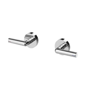Phoenix Vivid Slimline Plus Lever Wall Top Assemblies 15mm Extended Spindles Chrome by PHOENIX, a Bathroom Taps & Mixers for sale on Style Sourcebook