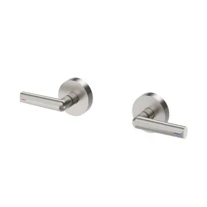 Phoenix Vivid Slimline Plus Lever Wall Top Assemblies Brushed Nickel by PHOENIX, a Bathroom Taps & Mixers for sale on Style Sourcebook