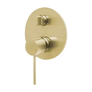 Phoenix Vivid Slimline SwitchMix Shower / Bath Diverter Mixer Fit-Off Kit Brushed Gold by PHOENIX, a Bathroom Taps & Mixers for sale on Style Sourcebook