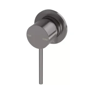 Phoenix Vivid Slimline Switchmix Shower/Wall Mixer 60mm Backplate Fit-Off Kit Brushed Carbon by PHOENIX, a Bathroom Taps & Mixers for sale on Style Sourcebook
