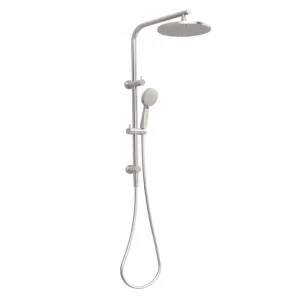 Phoenix Vivid Slimline Twin Shower Brushed Nickel by PHOENIX, a Shower Heads & Mixers for sale on Style Sourcebook