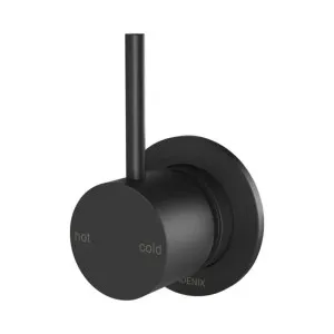 Phoenix Vivid Slimline Up Shower / Wall Mixer Matte Black by PHOENIX, a Bathroom Taps & Mixers for sale on Style Sourcebook