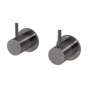 Phoenix Vivid Slimline Wall Top Assemblies Brushed Carbon by PHOENIX, a Bathroom Taps & Mixers for sale on Style Sourcebook