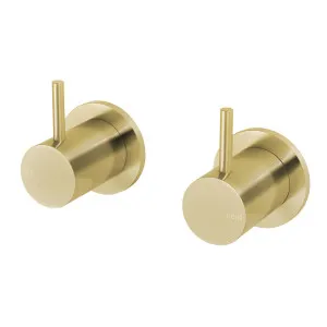 Phoenix Vivid Slimline Wall Top Assembly - Standard Spindles Brushed Gold by PHOENIX, a Shower Heads & Mixers for sale on Style Sourcebook