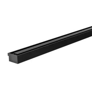 Phoenix Flat Slimline Channel Drain 30x600mm Outlet 65mm Matte Black by PHOENIX, a Bathroom Fixtures for sale on Style Sourcebook
