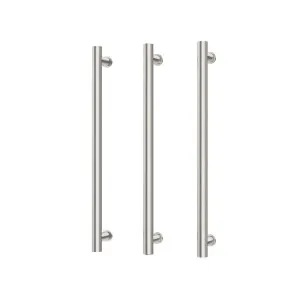 Phoenix Heated Triple Towel Rail Round 600mm Brushed Nickel by PHOENIX, a Towel Rails for sale on Style Sourcebook